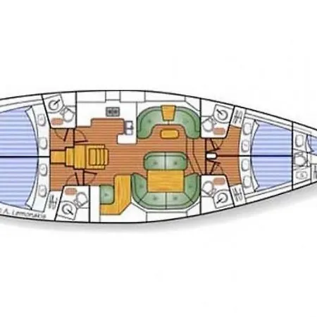 بوتيل Jeanneau Sun Odyssey 54 Ds- Lucica سبليت